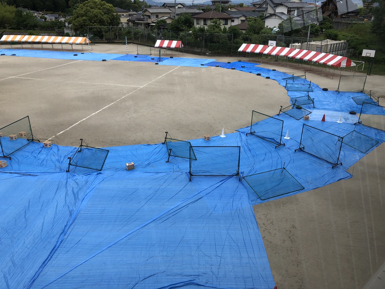 那珂川北中学校 体育祭の準備