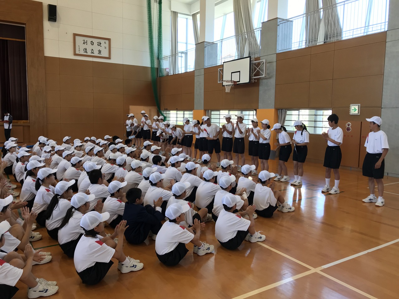 那珂川北中学校 体育祭 結団式