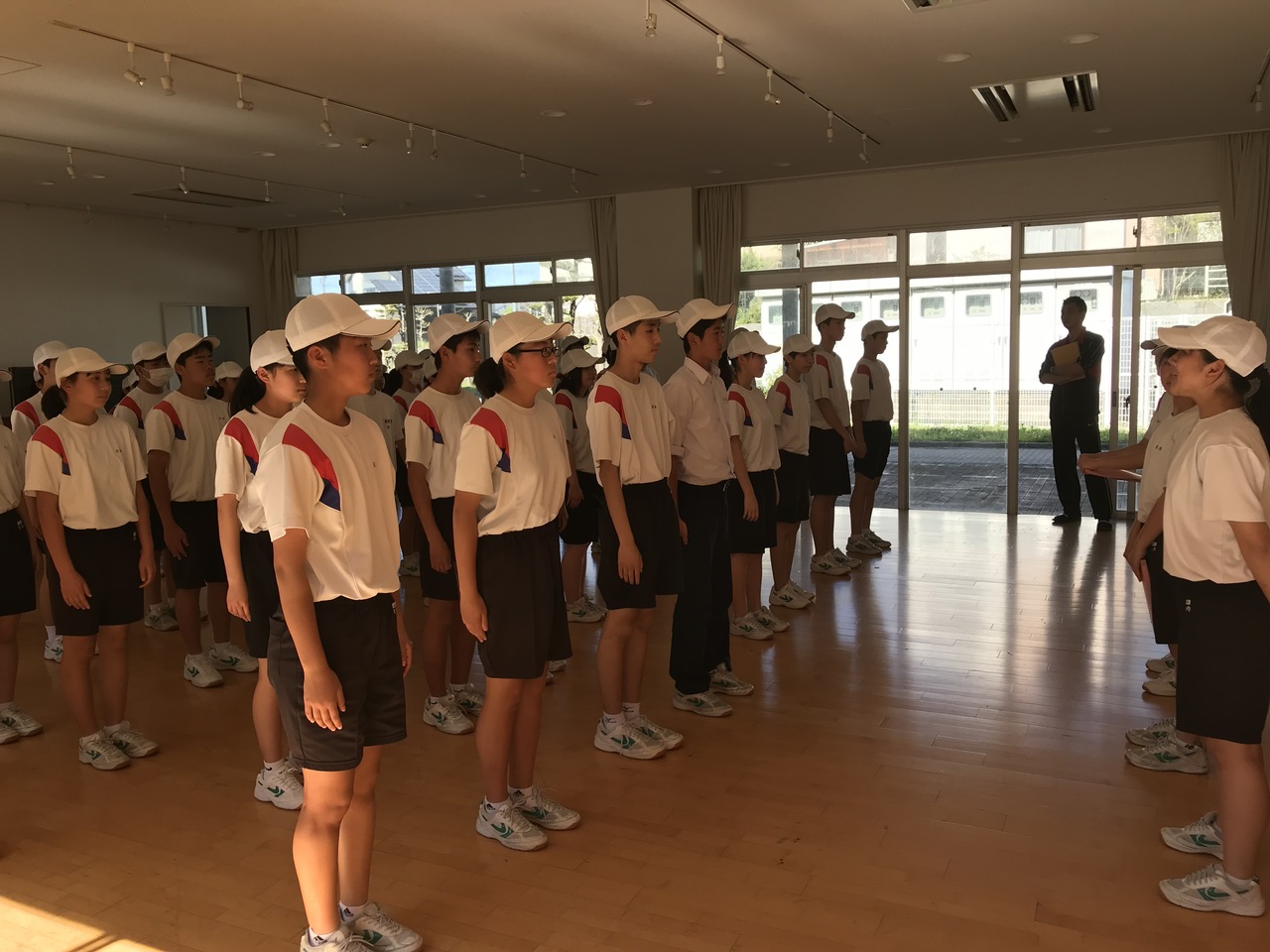那珂川北中学校 体育祭 結団式