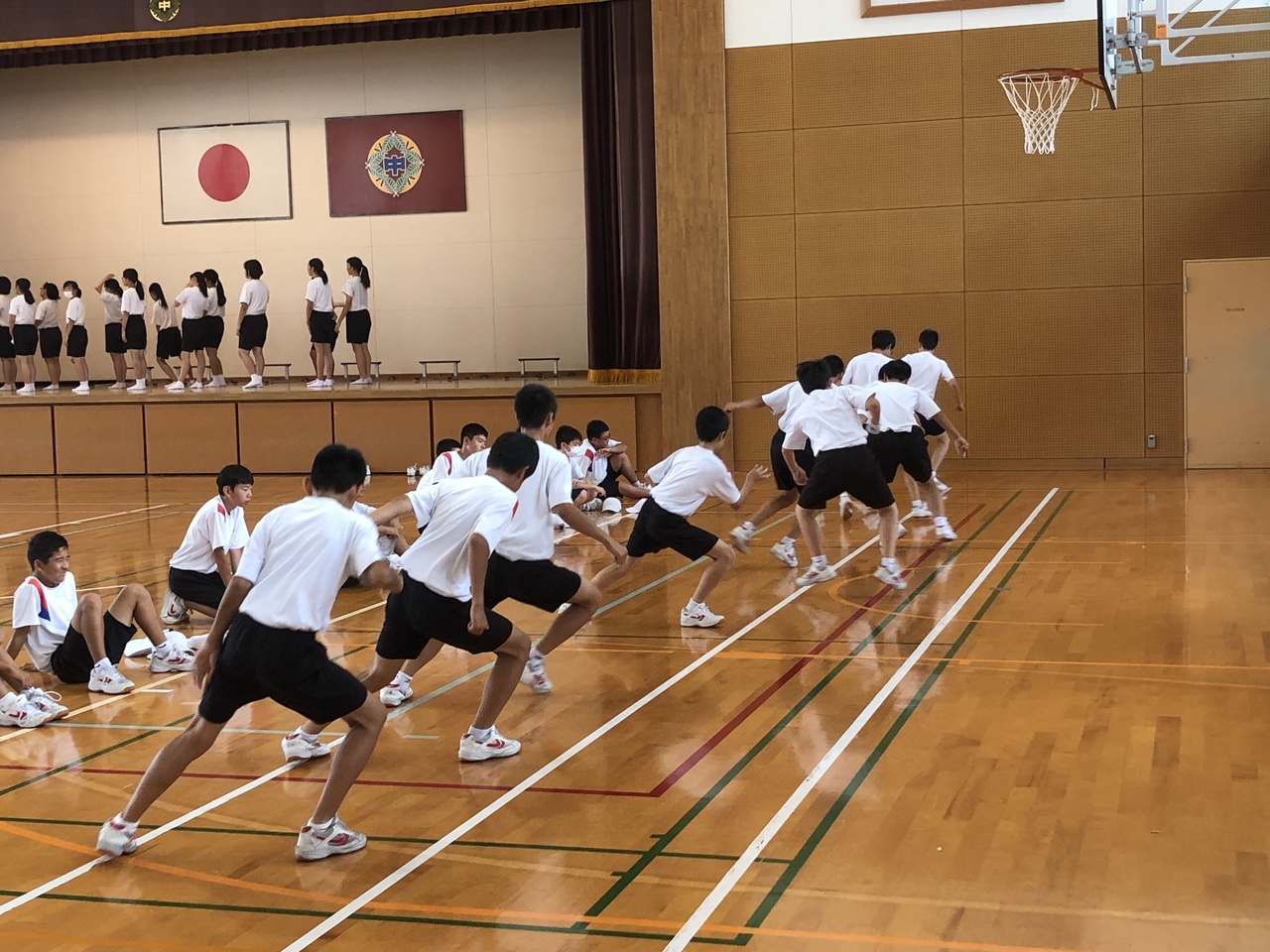 那珂川北中学校 体力テスト