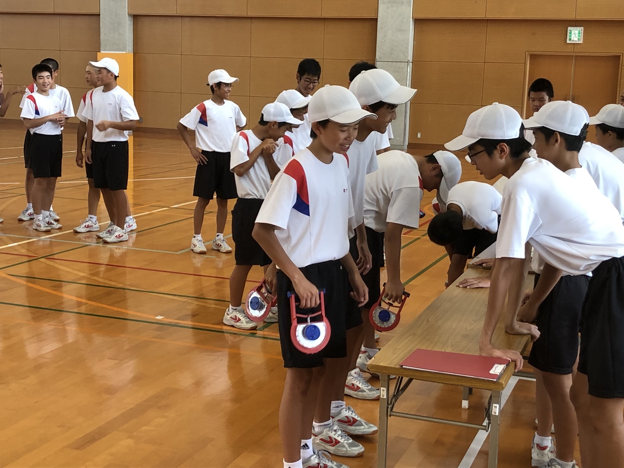 那珂川北中学校 体力テスト