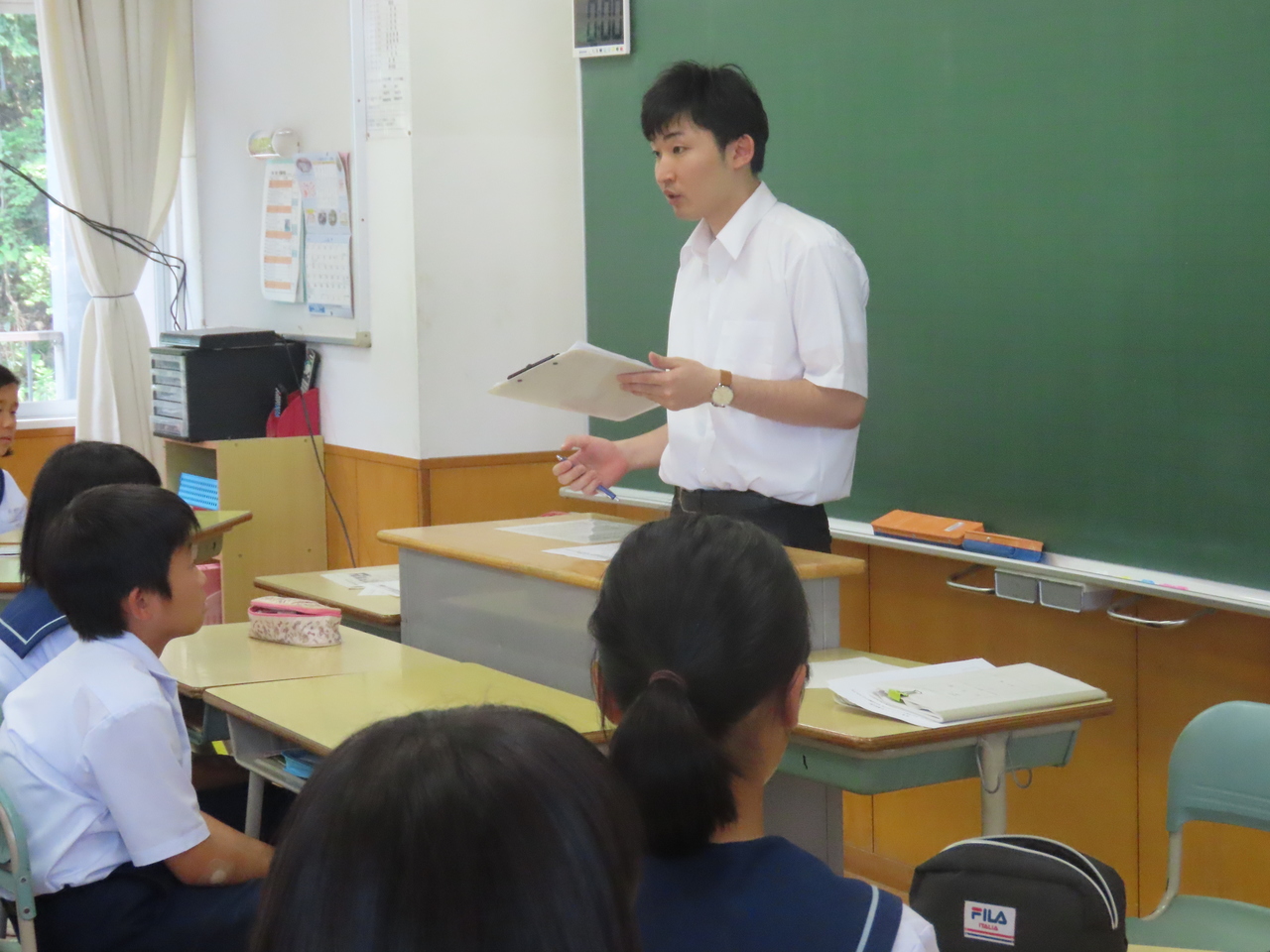 那珂川北中学校 教育実習