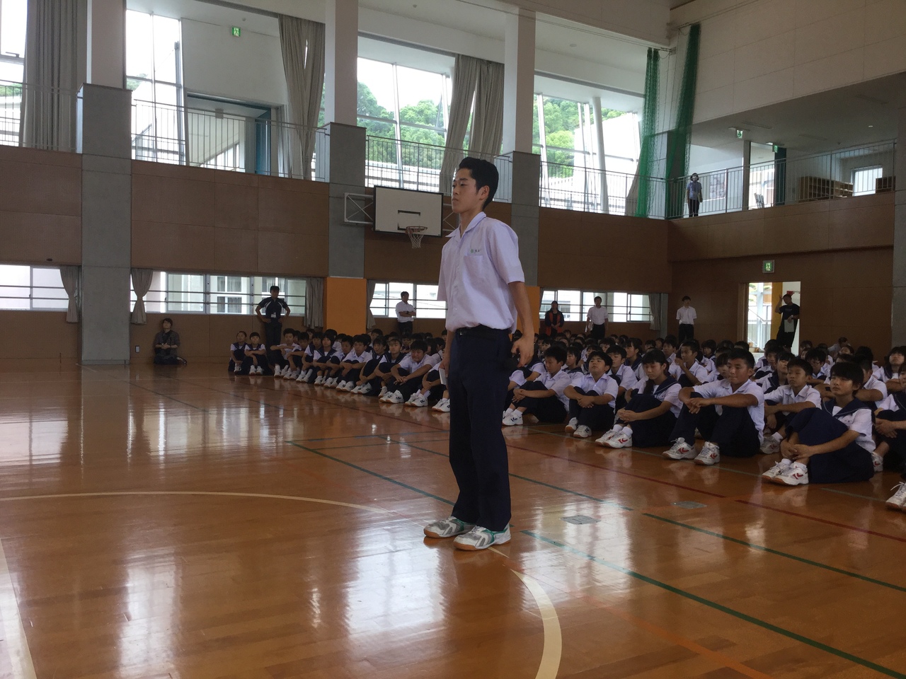 那珂川北中学校 選手激励会