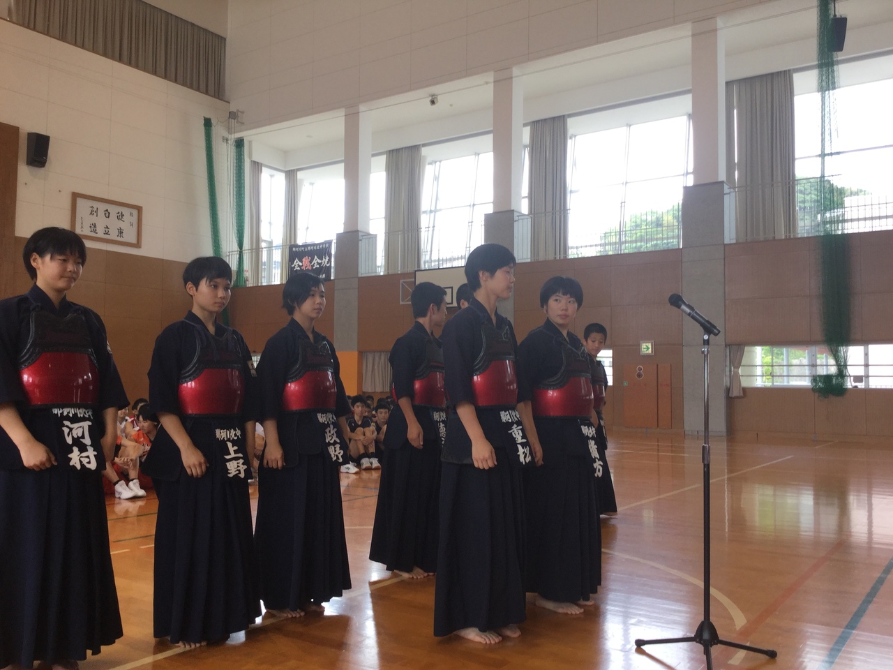 那珂川北中学校 選手激励会