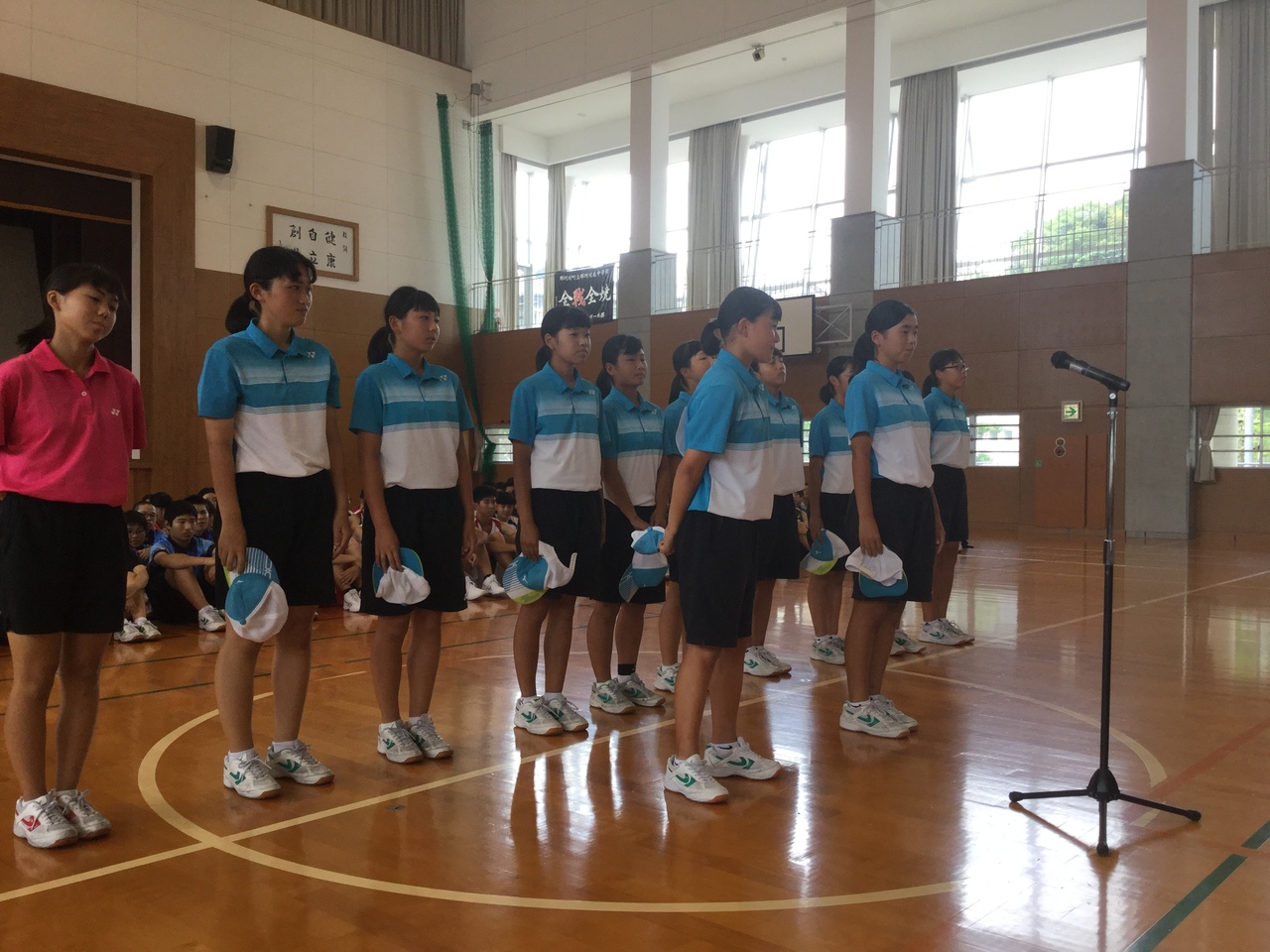 那珂川北中学校 選手激励会