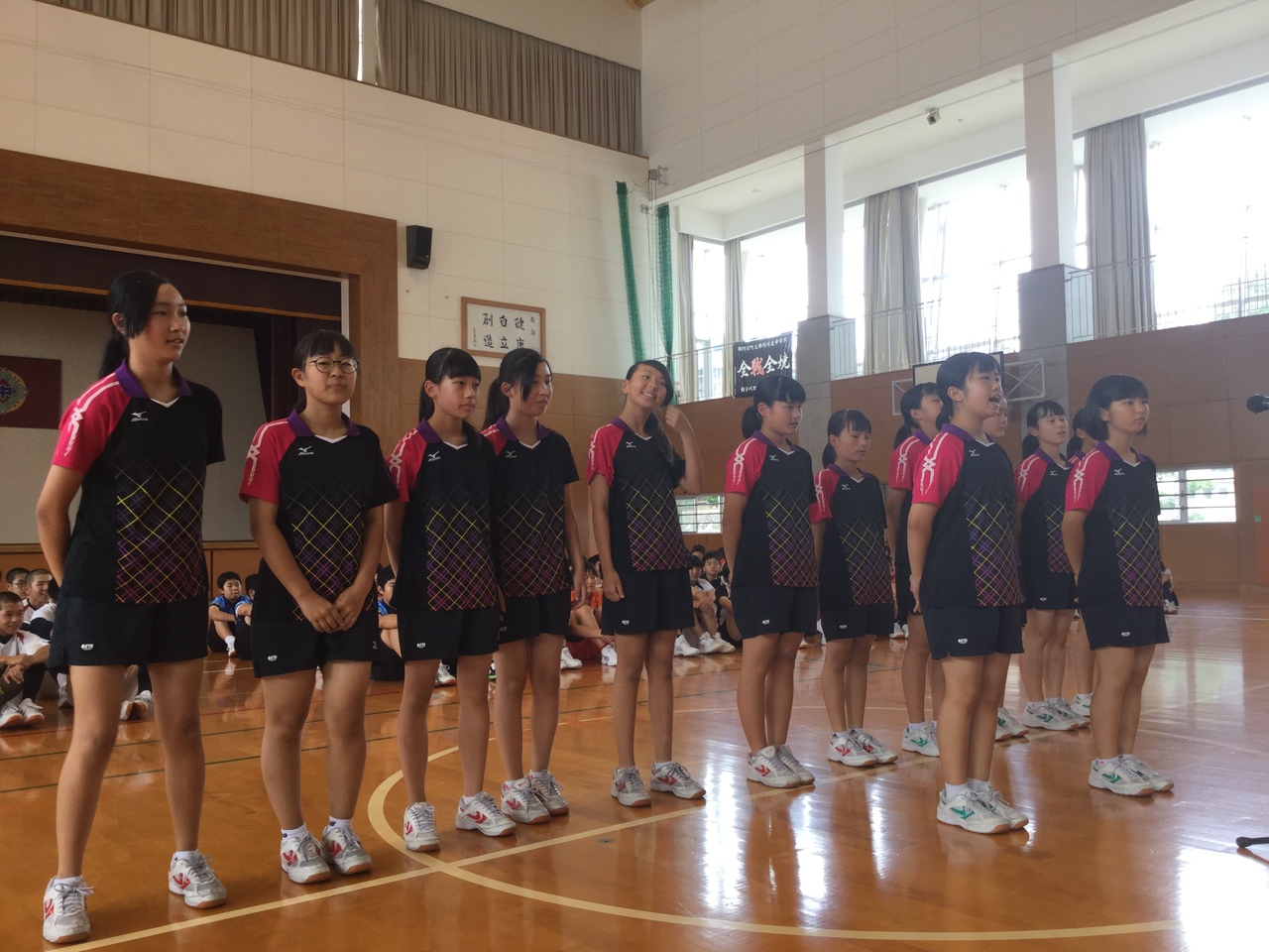 那珂川北中学校 選手激励会