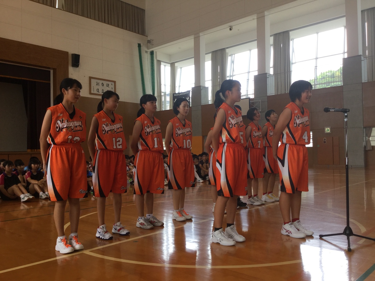 那珂川北中学校 選手激励会