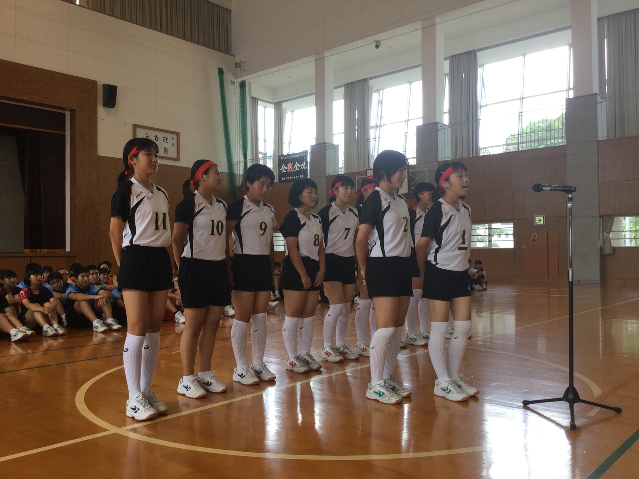 那珂川北中学校 選手激励会