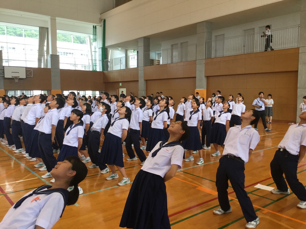 那珂川北中学校 選手激励会