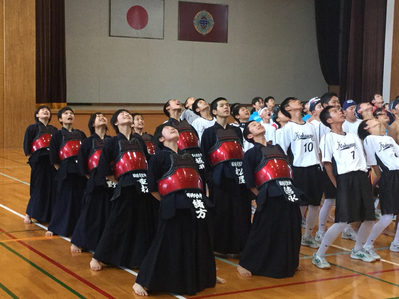 那珂川北中学校 選手激励会