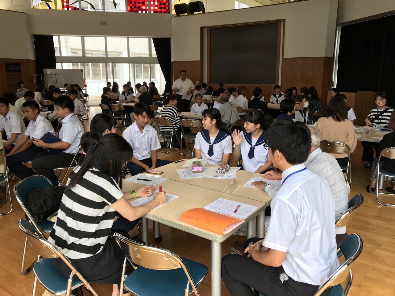 那珂川北中学校 クリーン作戦の打ち合わせ