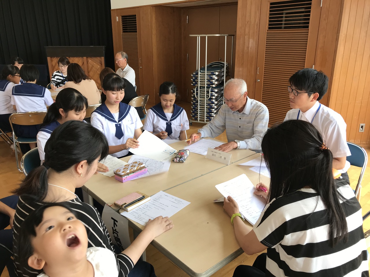 那珂川北中学校 クリーン作戦の打ち合わせ