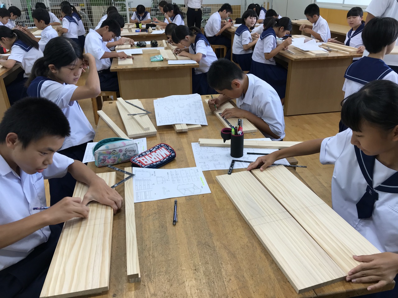 那珂川北中学校 授業の様子から