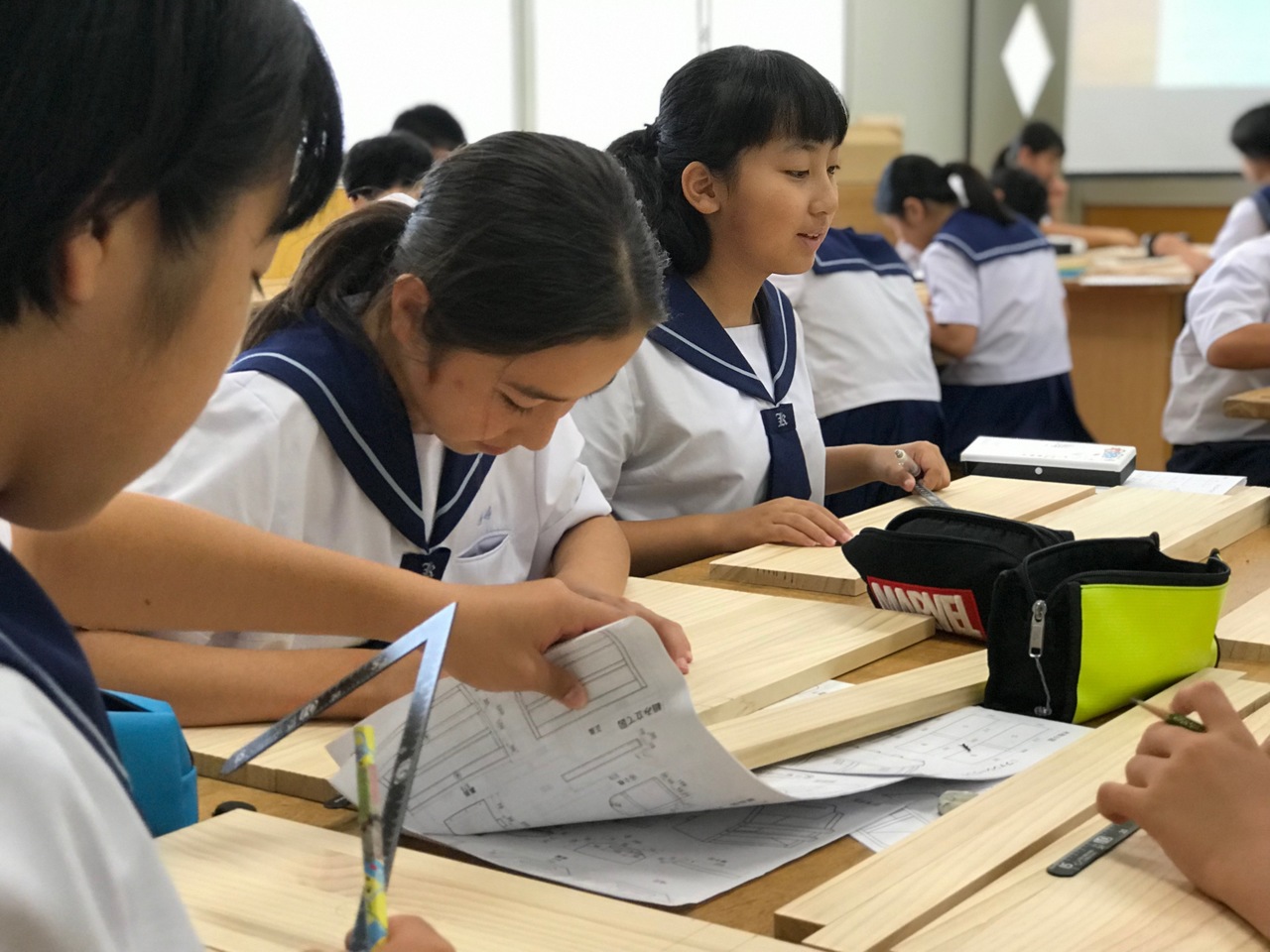 那珂川北中学校 授業の様子から