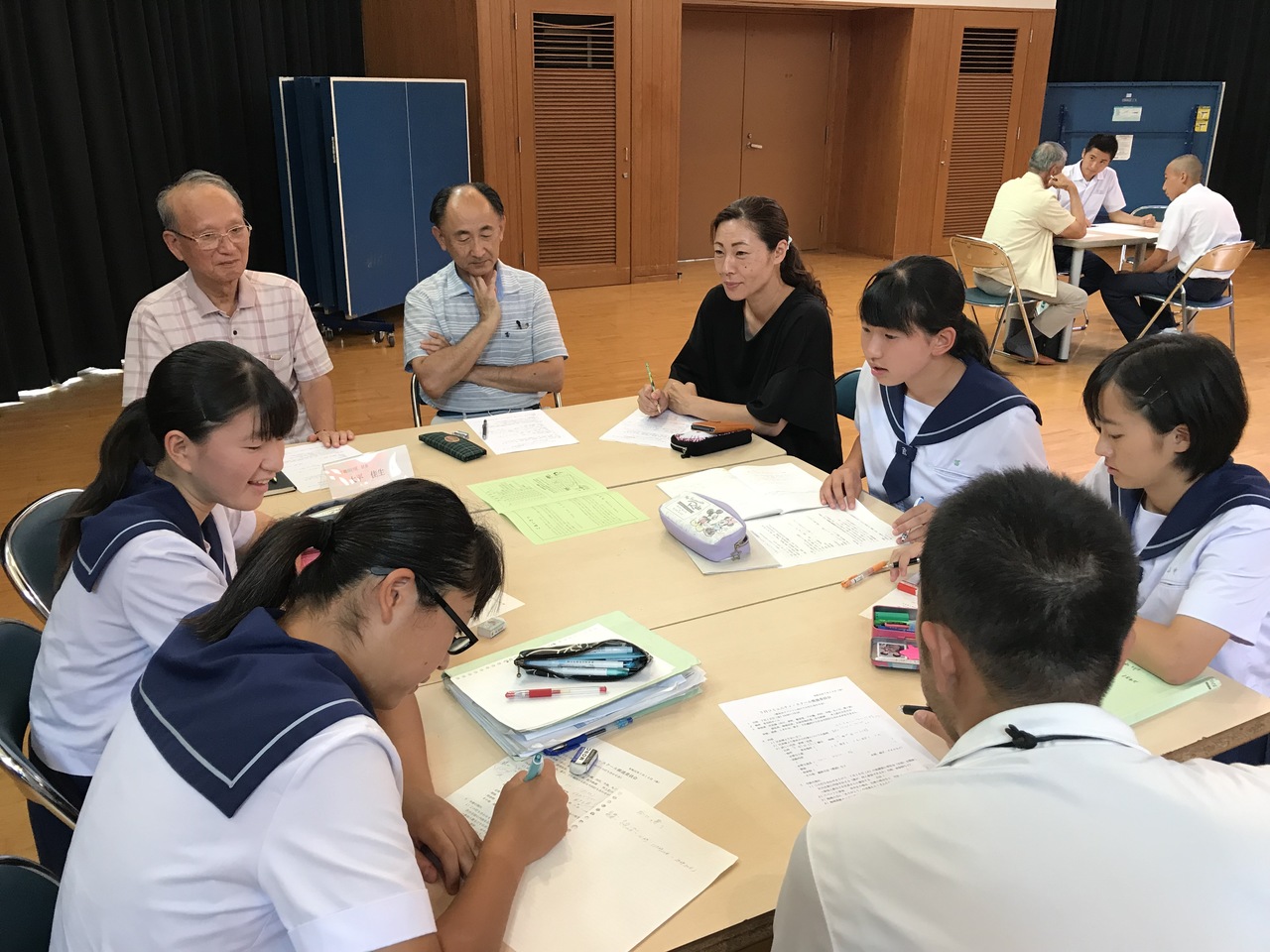 那珂川北中学校 夏休みに向けてのCS推進委員会