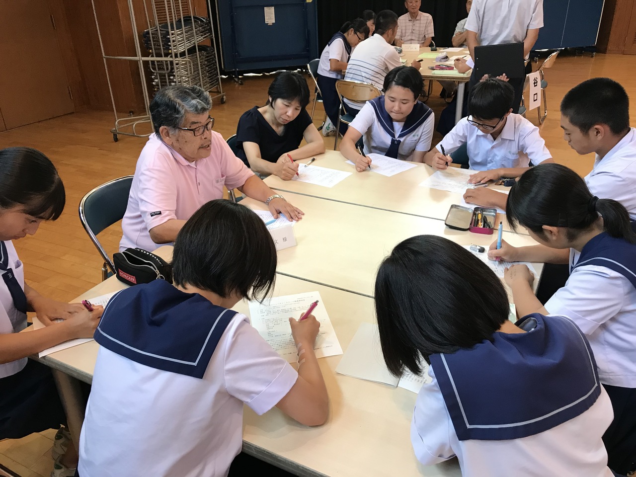 那珂川北中学校 夏休みに向けてのCS推進委員会
