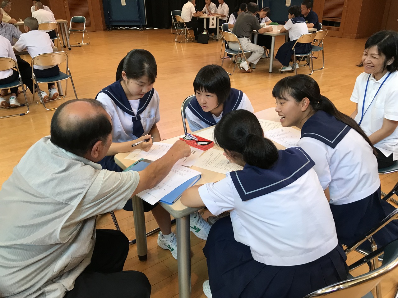 那珂川北中学校 夏休みに向けてのCS推進委員会