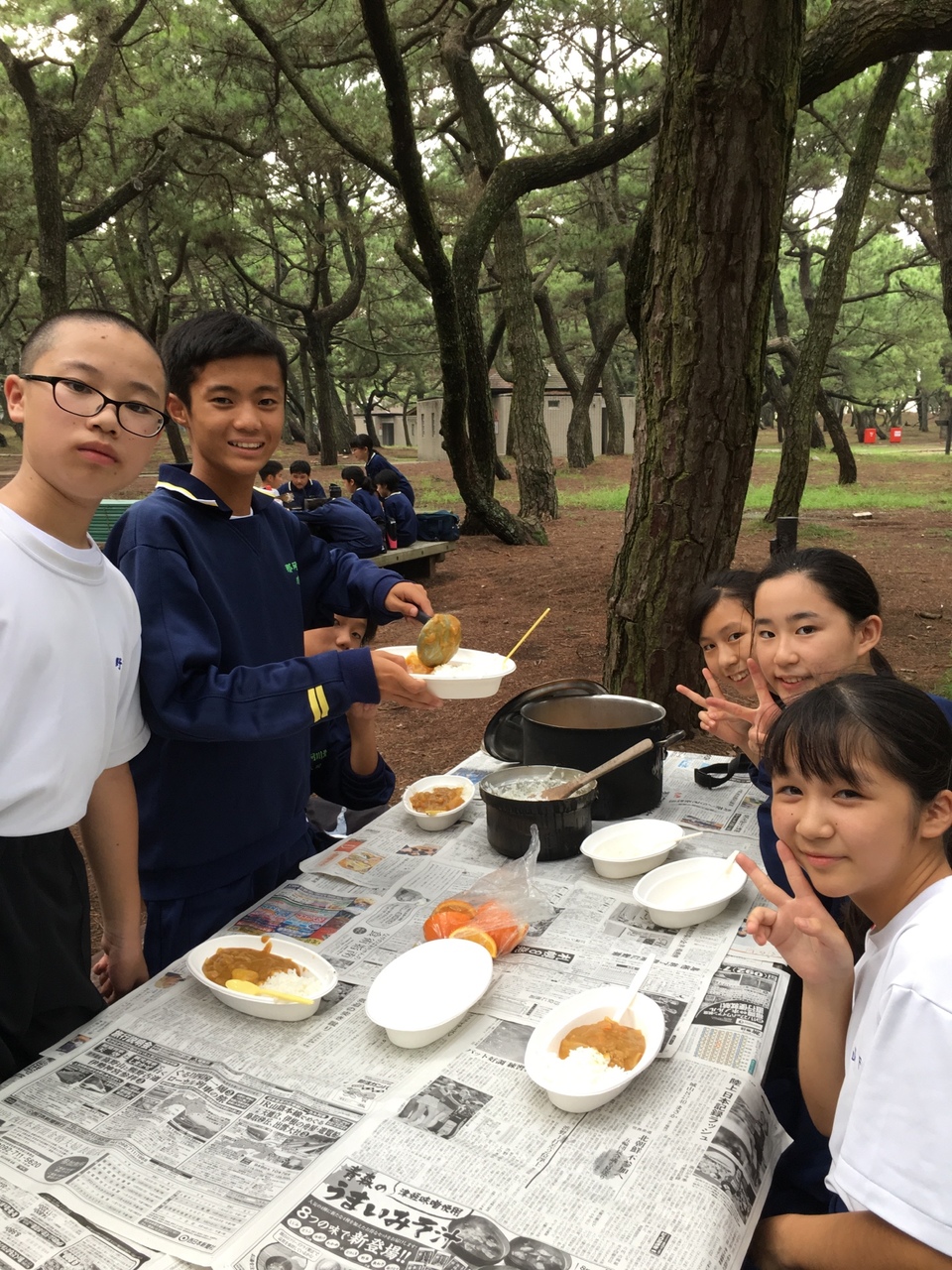 那珂川北中学校 令和元年度自然教室