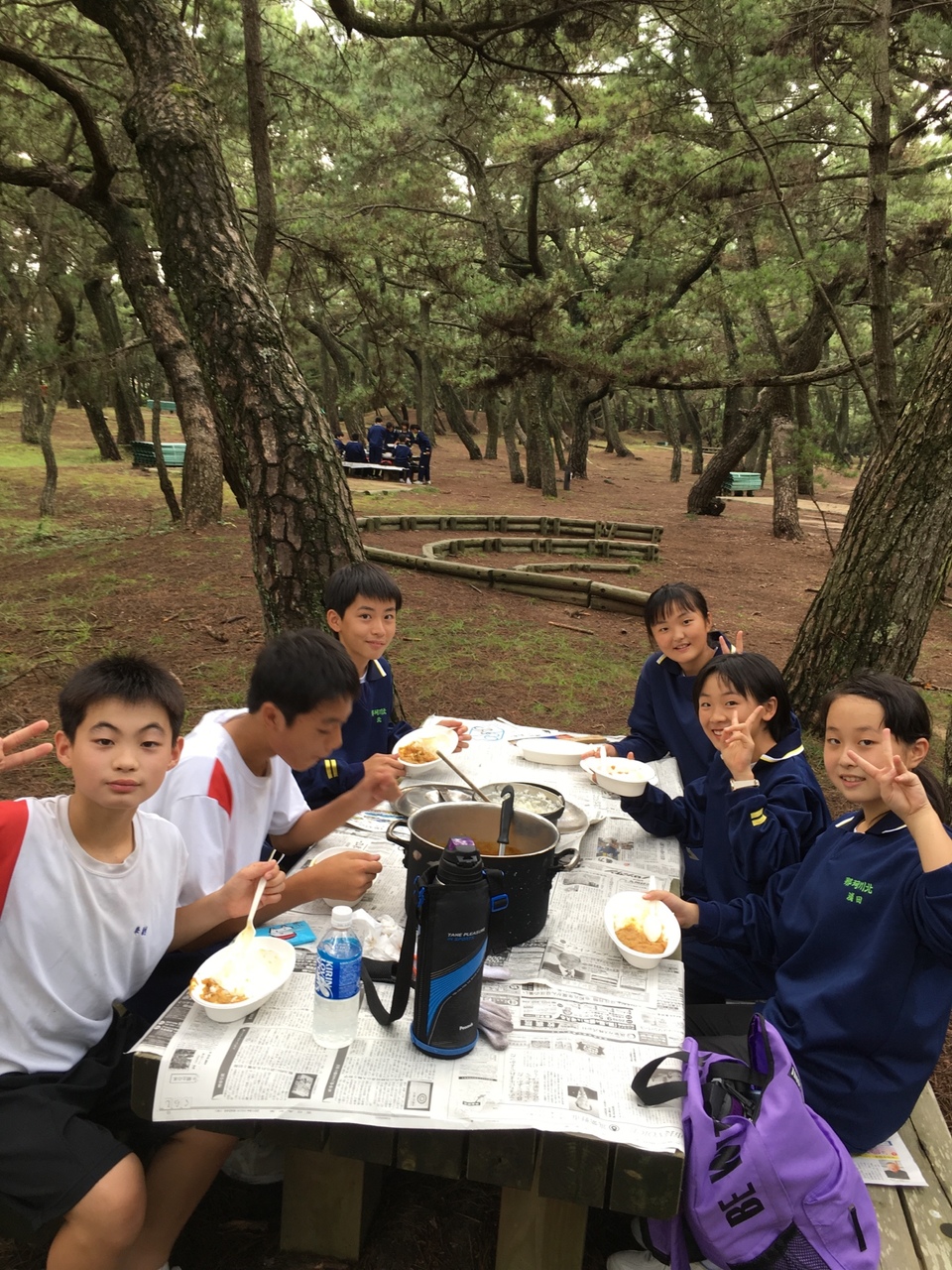 那珂川北中学校 令和元年度自然教室
