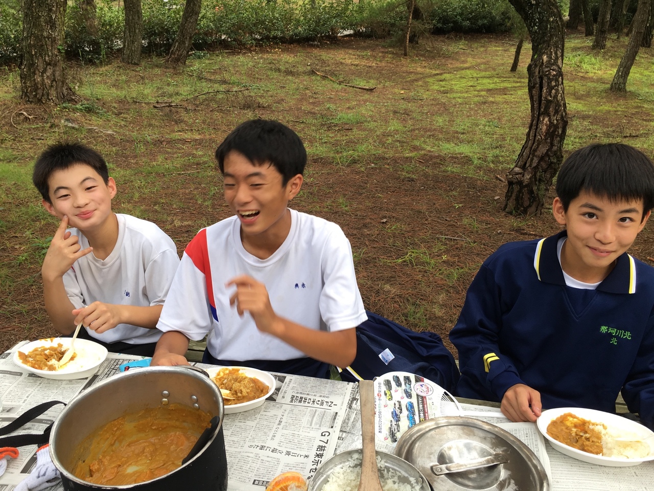 那珂川北中学校 令和元年度自然教室