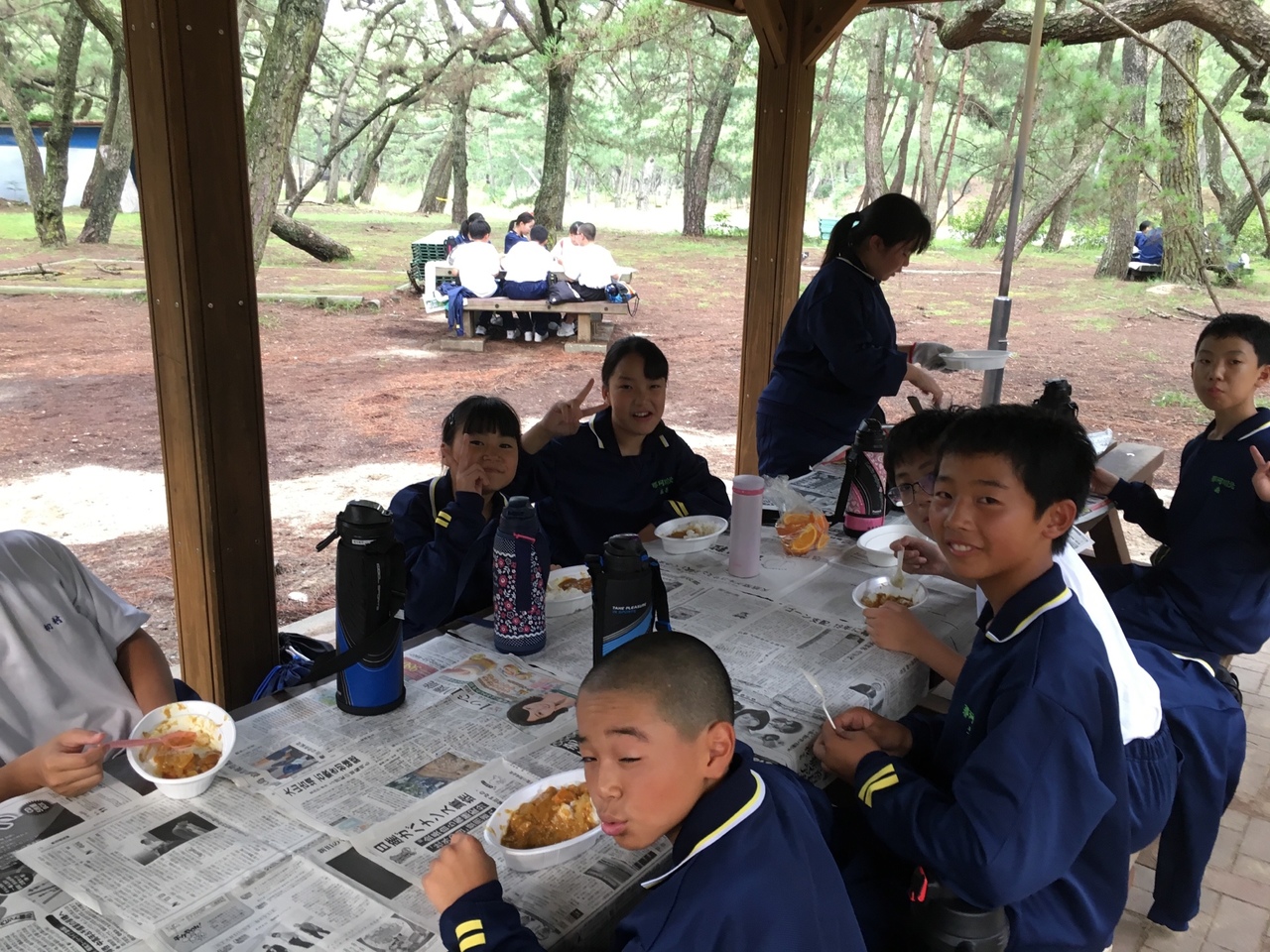 那珂川北中学校 令和元年度自然教室