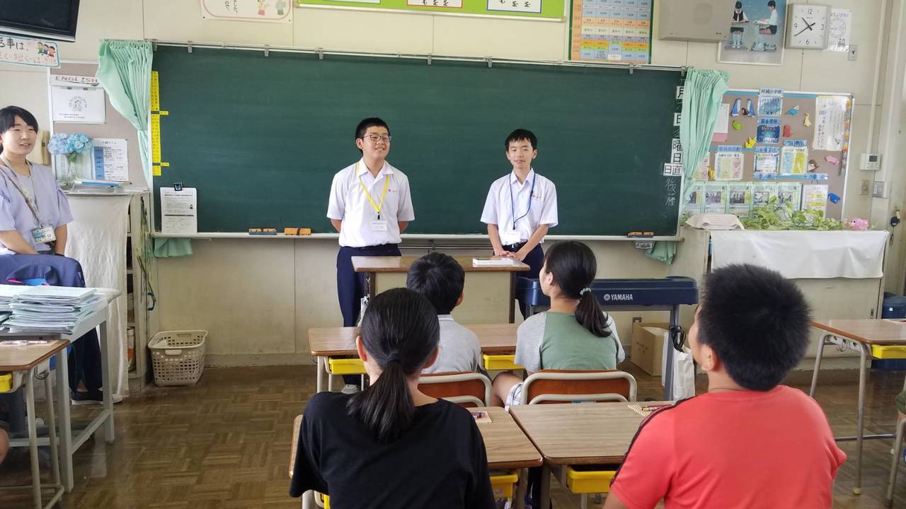 那珂川北中学校 ２年生の職業体験