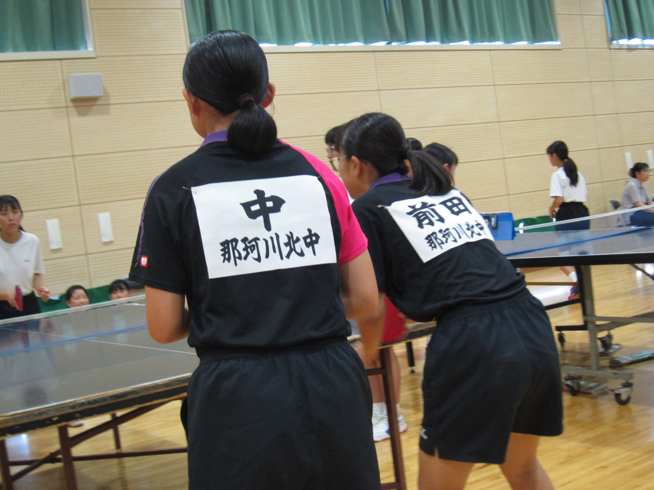 那珂川北中学校 卓球部新体制