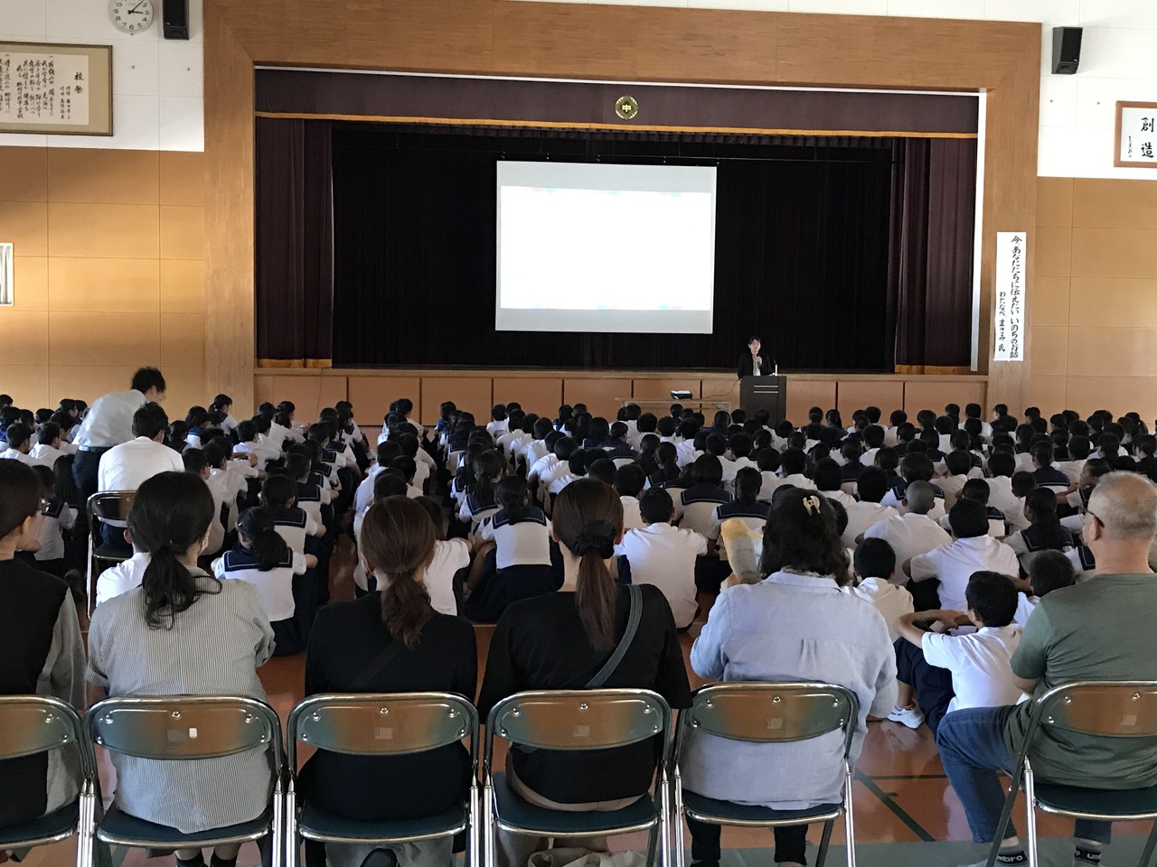 那珂川北中学校 いのちの授業