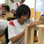 那珂川北中学校 研究授業の様子
