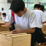 那珂川北中学校 研究授業の様子