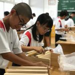 那珂川北中学校 研究授業の様子