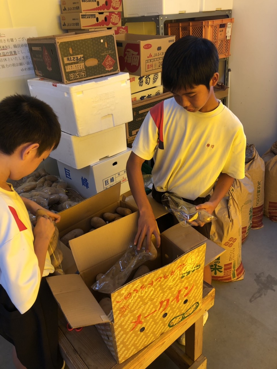 那珂川北中学校 ２年生の職場体験