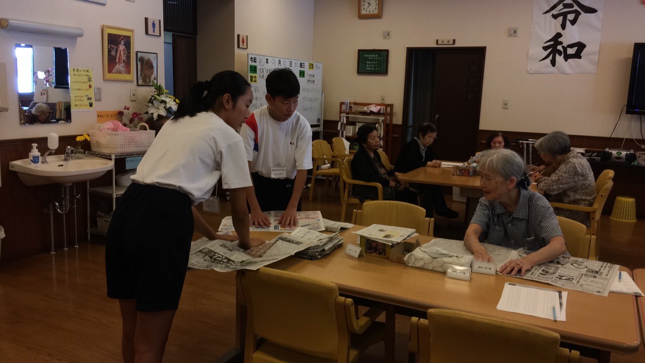 那珂川北中学校 ２年生の職場体験