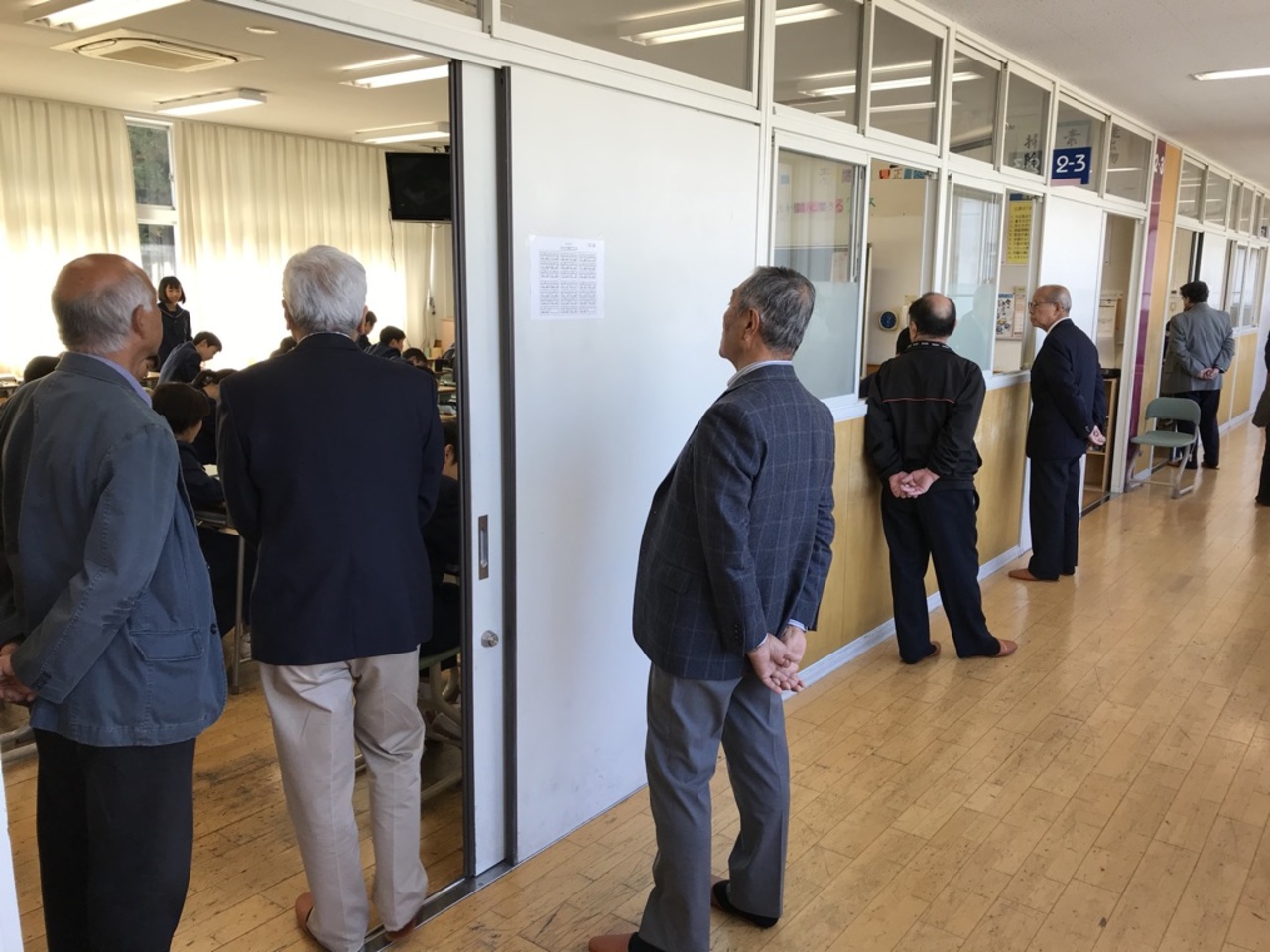 那珂川北中学校 ウェルカム区長会