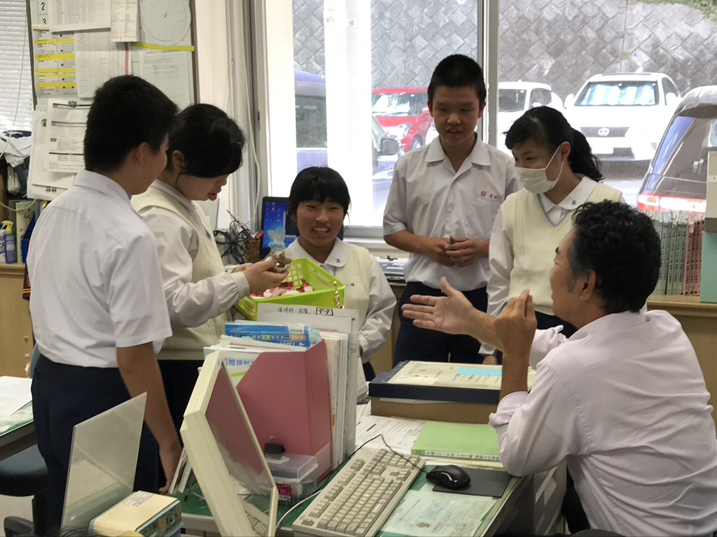 那珂川北中学校 そよかぜ学級のクッキー販売