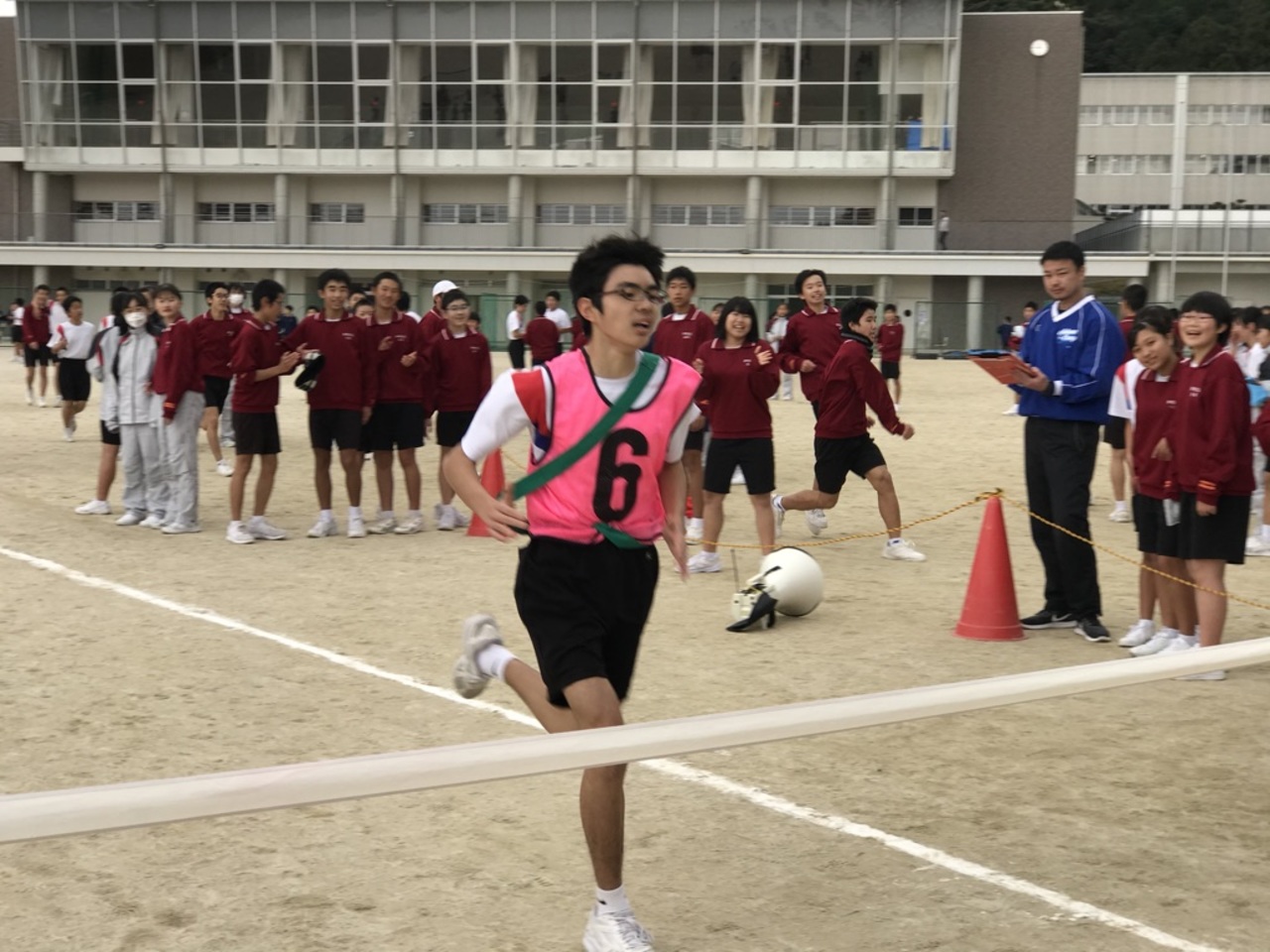 那珂川北中学校 北風走