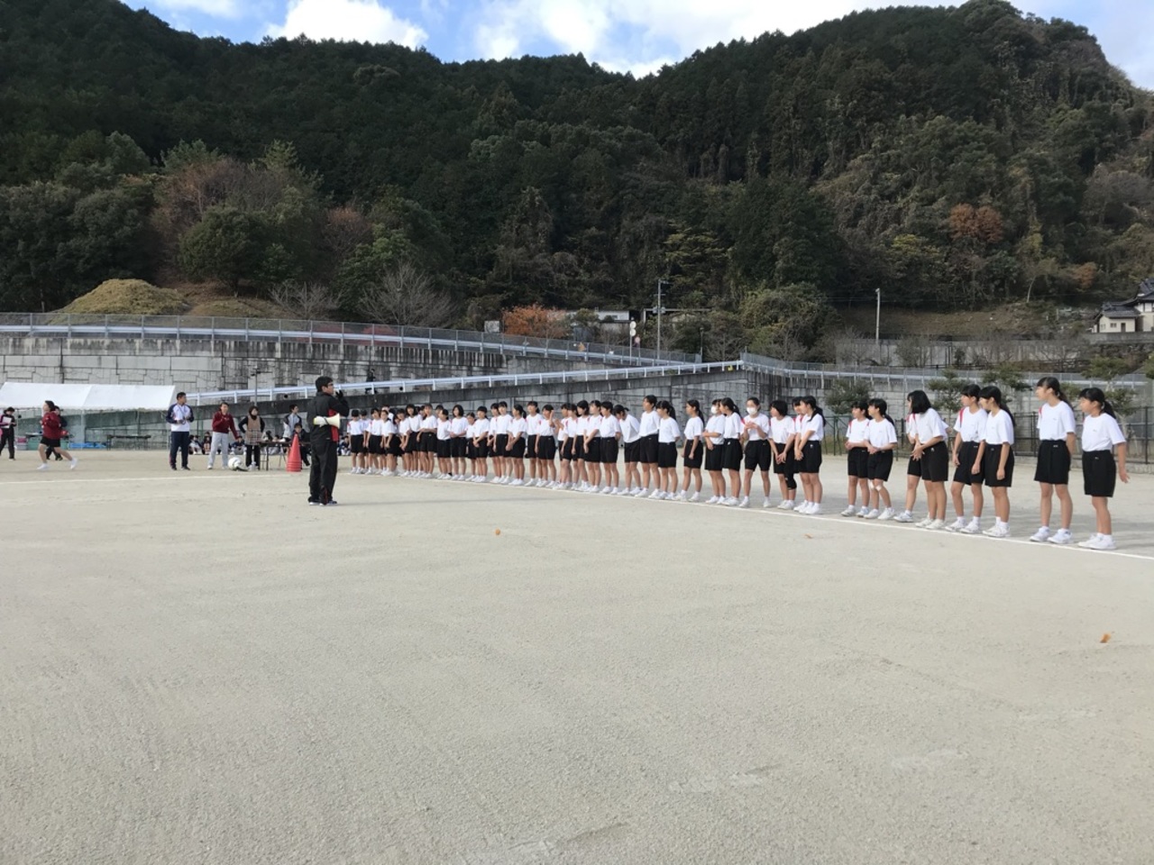 那珂川北中学校 北風走