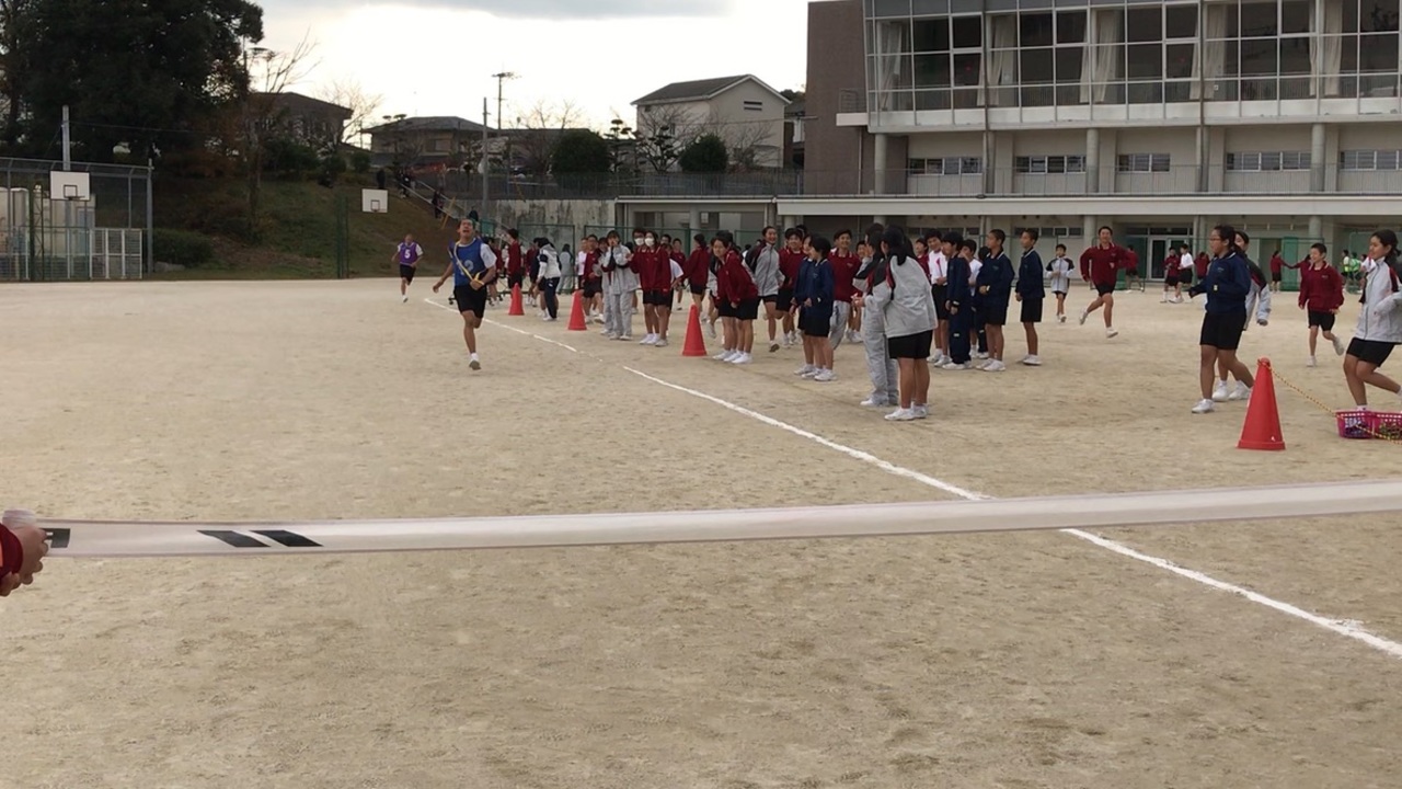 那珂川北中学校 北風走