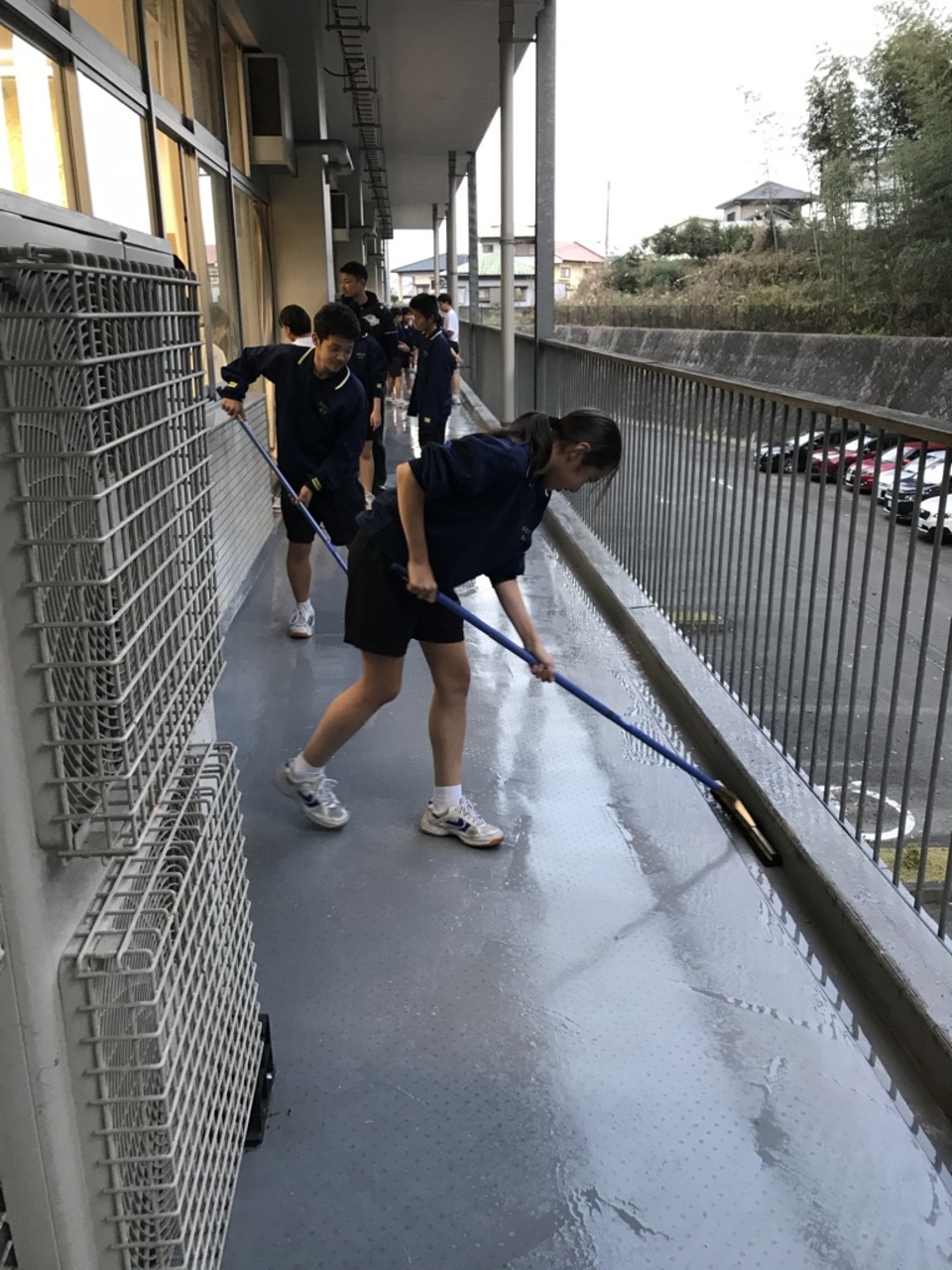 那珂川北中学校 校内清掃ボランティア