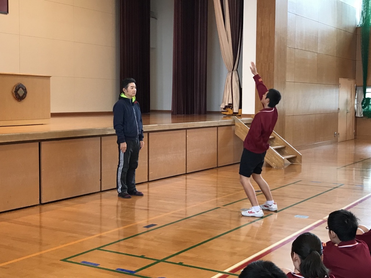 那珂川北中学校 北風走