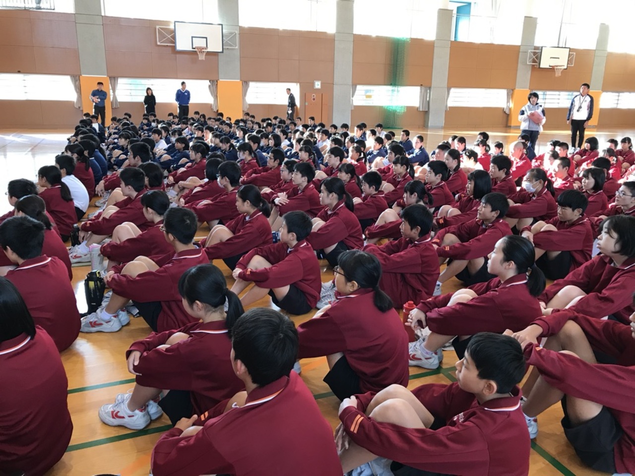 那珂川北中学校 北風走