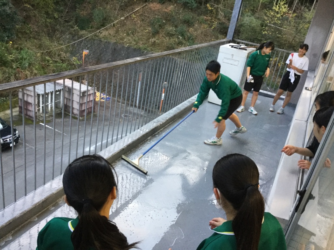 那珂川北中学校 校内清掃ボランティア