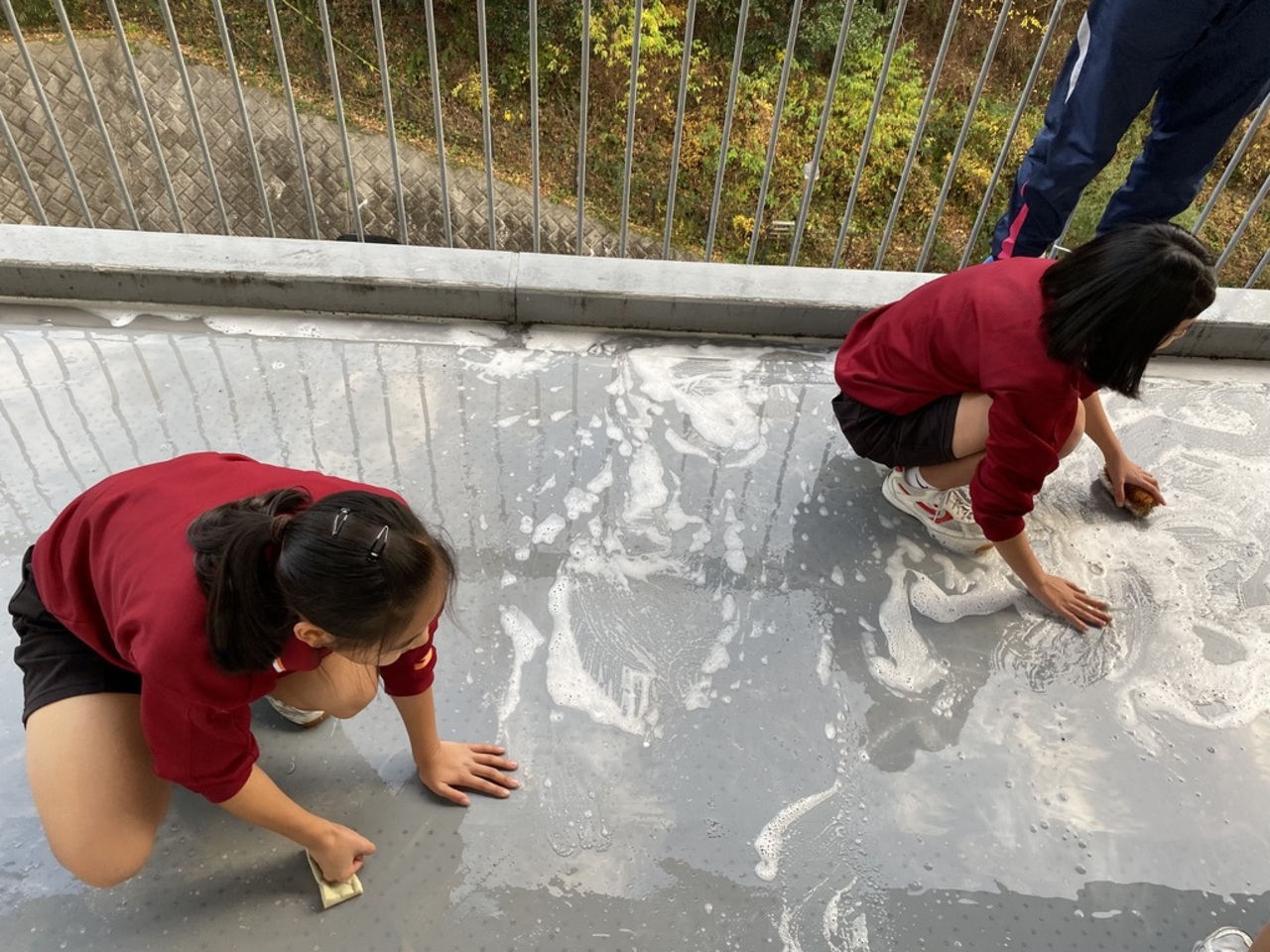 那珂川北中学校 校内清掃ボランティア