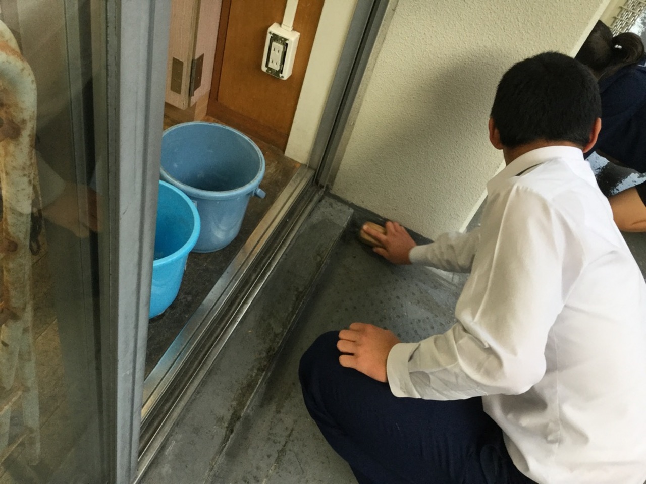 那珂川北中学校 校内清掃ボランティア