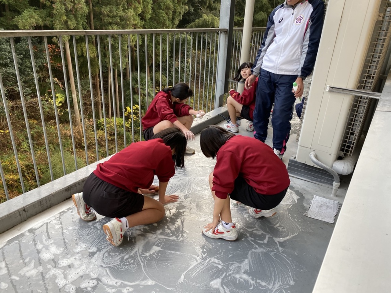 那珂川北中学校 校内清掃ボランティア