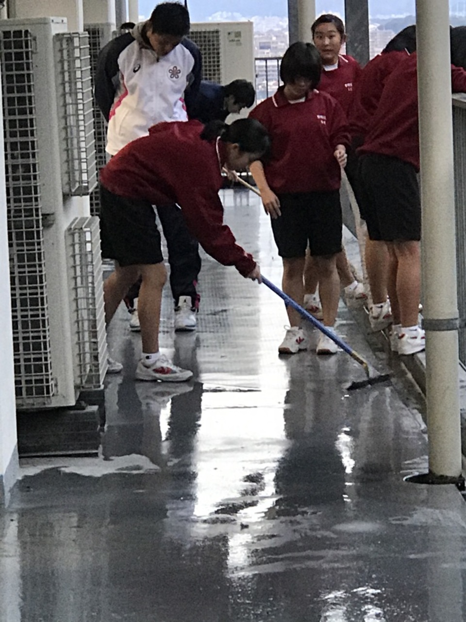 那珂川北中学校 校内清掃ボランティア