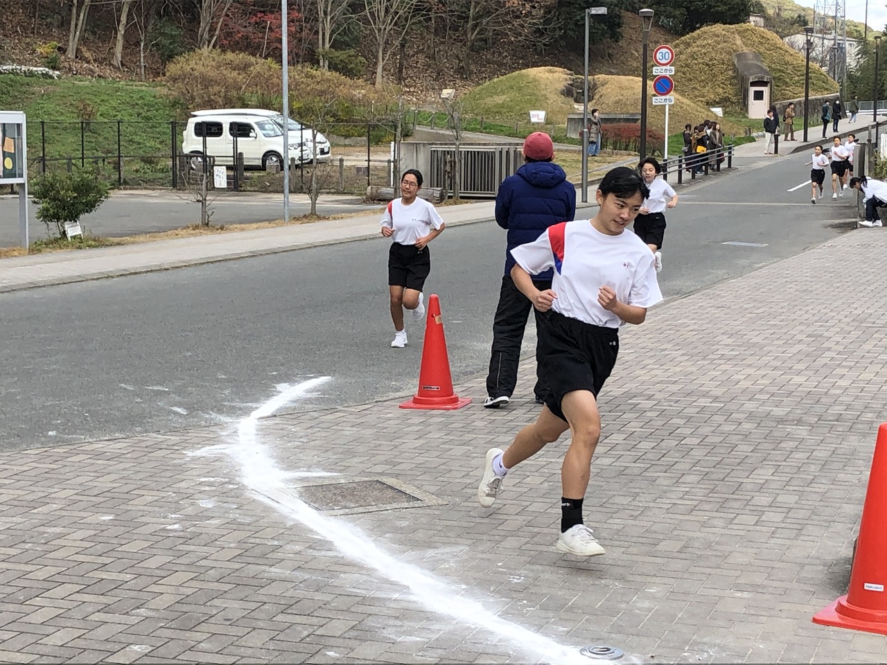 那珂川北中学校 北風走