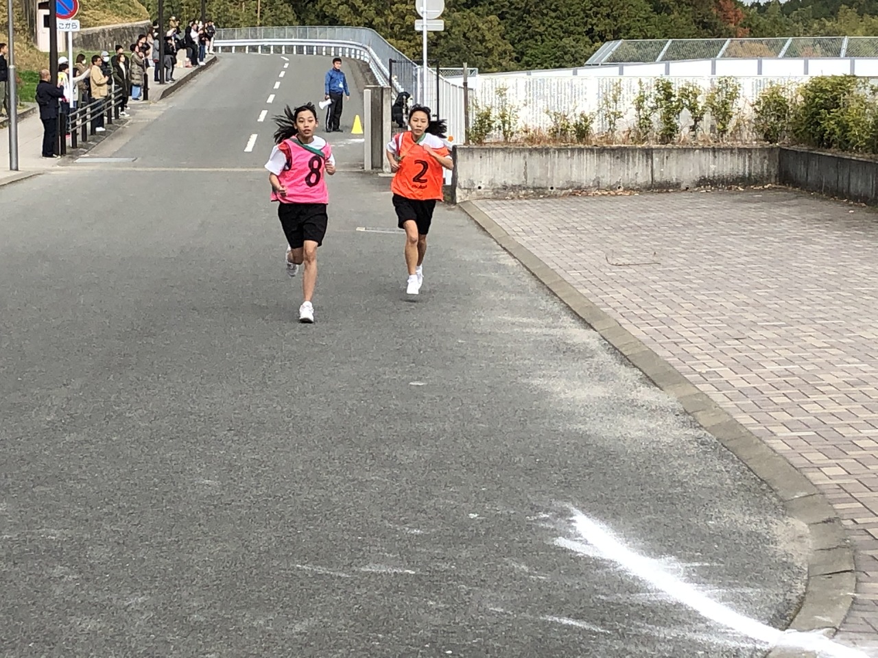 那珂川北中学校 北風走