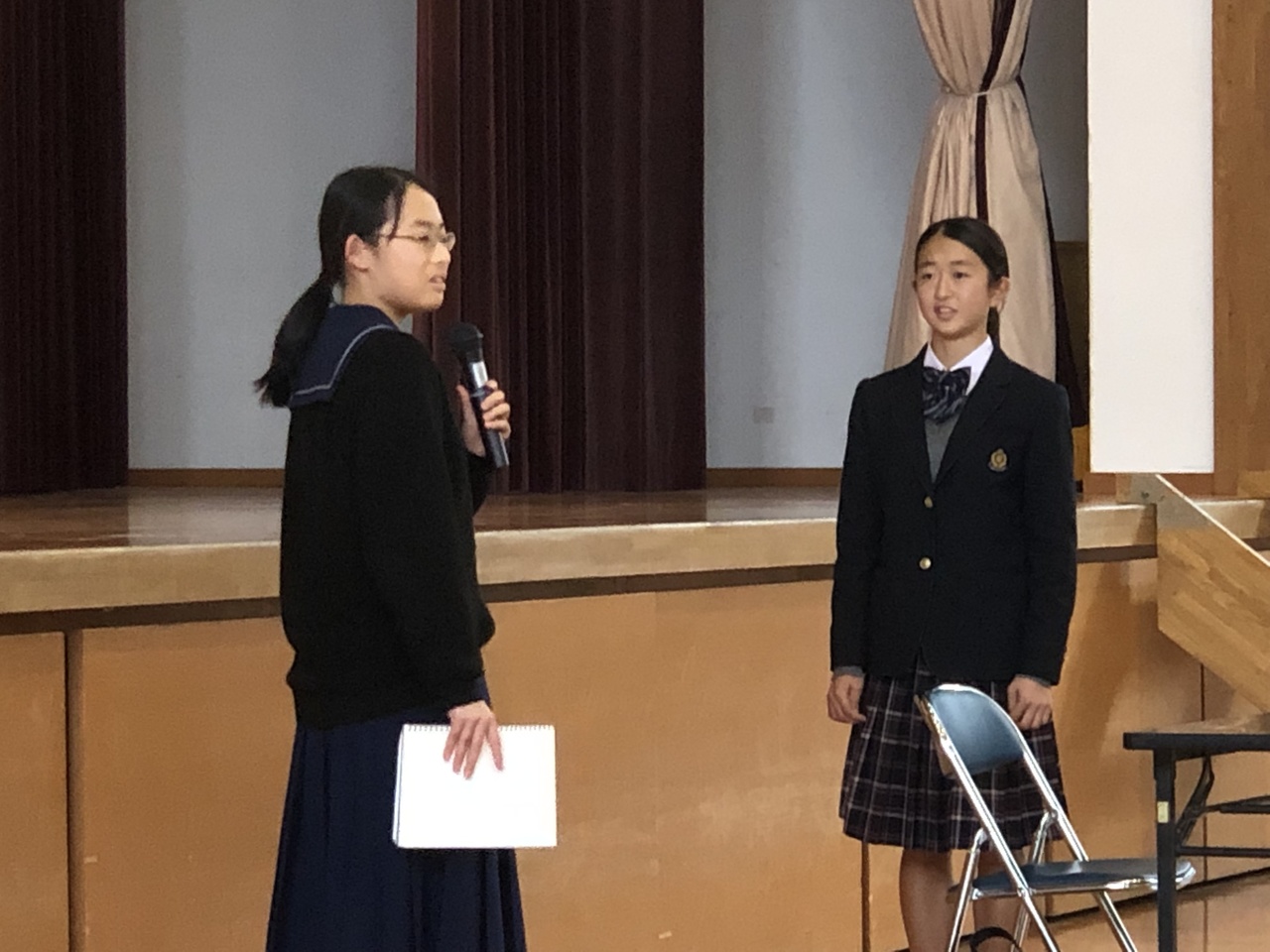 那珂川北中学校 卒業生による講演会