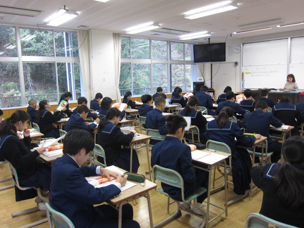 那珂川北中学校　授業参観